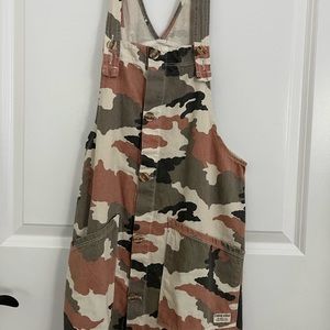 13/14 Zara kids camo overalls
